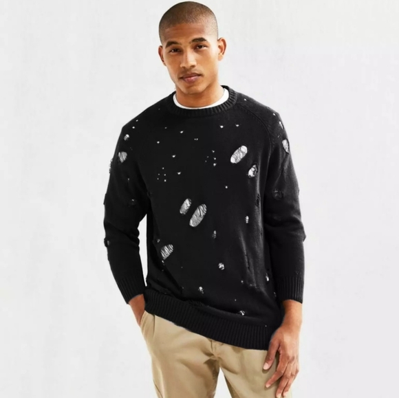 Publish Distressed Vintage Mens Sweater sz Medium - Picture 7 of 8